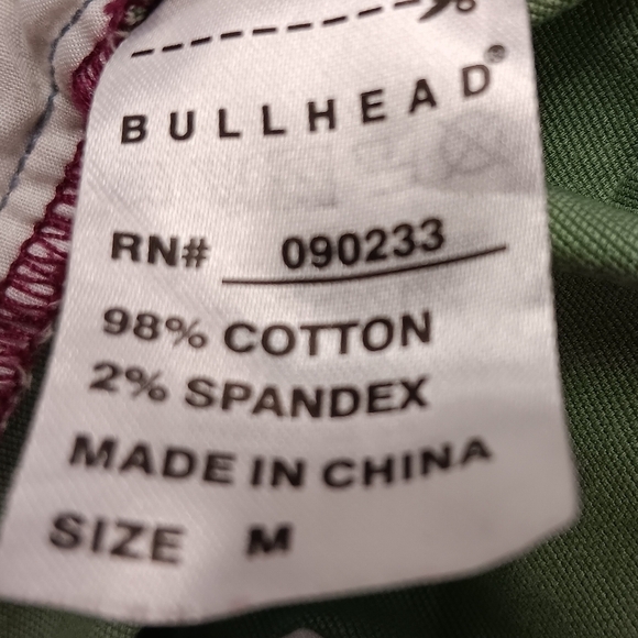 Bullhead Shorts Pull Elastic Waist drawstring Bermuda Printed Mens Size M - Picture 4 of 7